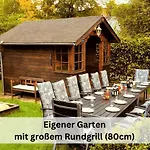Pape - 300m2, 17 Betten - Mit Grossem Privatem Garten, Pool, Dart, Sauna-, Grill- Und Spielbereich - Ideal Fuer Familien Casa de Férias *
