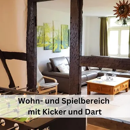 Pape - Grosses Familien- & Gruppenhaus Mit 17 Betten, Sauna, Spielbereiche, Garten Am Bach In Zentraler Lage In * אסלוה