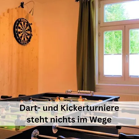 Pape - Grosses Familien- & Gruppenhaus Mit 17 Betten, Sauna, Spielbereiche, Garten Am Bach In Zentraler Lage In 別荘 *