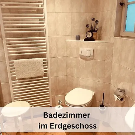 בית נופש Pape - Grosses Familien- & Gruppenhaus Mit 17 Betten, Sauna, Spielbereiche, Garten Am Bach In Zentraler Lage In