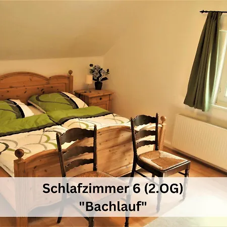בית נופש Pape - Grosses Familien- & Gruppenhaus Mit 17 Betten, Sauna, Spielbereiche, Garten Am Bach In Zentraler Lage In