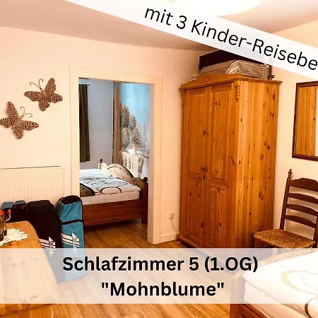 בית נופש Pape - Grosses Familien- & Gruppenhaus Mit 17 Betten, Sauna, Spielbereiche, Garten Am Bach In Zentraler Lage In *